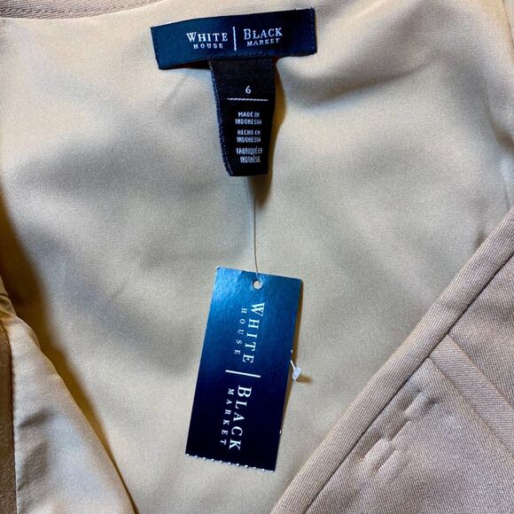 NWT White House Black Market Camel Skirt - Size 6 - Lined & Elegant - Picture 7 of 8